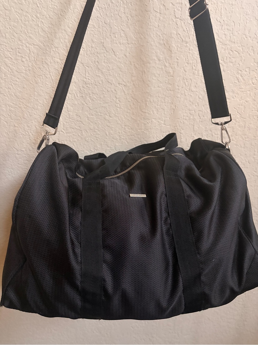 Giorgio Armani Black Men’s Duffel Bag